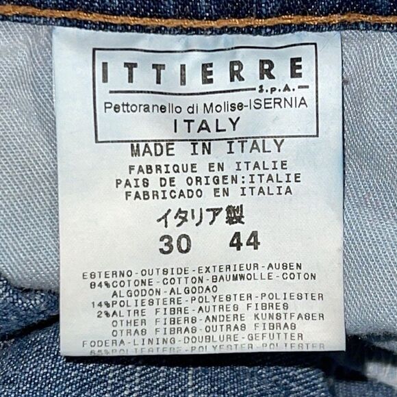 Vintage Dolce& Gabbana jeans womens size 30 Y2K straight wide legs Made in Italy - Picture 8 of 13